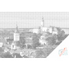 Vymalujsisam.sk Bodkovanie - Mikulov 2 Farba: Červená, Veľkosť: 40x60cm, Rám: Bez rámu, iba zrolované plátno