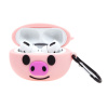 AppleMix Puzdro / obal na Apple AirPods Pro - silikónové - 3D motív - prasiatko