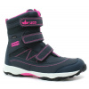 LICO SUNDSVALL V 720443 marine/pink, dívčí zimní obuv vel.40