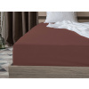 Textilomanie Jersey plachta EXCLUSIVE tmavohnedá 90 x 200 cm