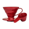 Hario V60-01 Umelohmotný Dripper červený