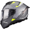 Výklopná helma na motorku MT Atom 2 SV Highlands E2 matná černo-šedo-fluo žlutá Veľkosť: XL
