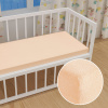 Detské froté napínacie prestieradlo do postieľky FR-021 Púdrové 70 x 140 x 10 cm - do postieľky