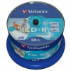 Verbatim CD-R AZO Wide Inkjet Printable - No ID Branded 43438 700MB CD-R 52x spindle 50-pack