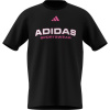 adidas Graphic Logo pánske tričko Black/Pink SPW L