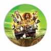 CUKROVÁ TLAČ jedlý obrázok na tortu Cukrová hmota MADAGASKAR LEW ALEX SADA 1