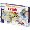 Detoa Magnetické puzzle rytíři