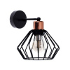 Svietidlá - Závesné svietidlá - Lampa kinkiet LED Styl RETRO1 czarny/miedź (Svietidlá - Závesné svietidlá - Lampa kinkiet LED Styl RETRO1 czarny/miedź)