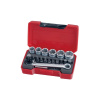 Gola sada náradia 1/4” mini hlavice 8-13mm, bity Teng Tools 167340108
