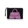 TAŠKA KARL LAGERFELD ICON K CANVAS POUCH BLACK