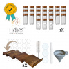 Set - Koreničky Tidies Akácia + 2 x Tidies Akácia organizér koreničiek do zásuvky