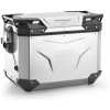 GIVI OBKEV48AL strieborný ľavý kufor Trekker Outback EVO SMART hliníkový (bočný), bez zámku, 48 ltr