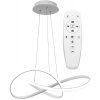 Moderné stropné svietidlo Ring LED + diaľkové ovládanie APP396-CP White