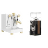Lelit Bianca PL162T V3, white + Eureka Mignon Specialita, WD black, walnut