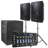 Skytec 2.1 Complete DJ Live Set 1600W s mixpultom a káblami