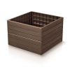 Vyvýšený záhon Prosperplast BASE WOODY hnedý 75,6 cm