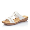 Dámske šľapky RIEKER 60888-80 biela S5 38