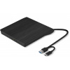 C-TECH Externí DVD vypalovačka DVD-USB-AC, USB 3.0, USB A/Type C
