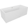 Mexen Vigo, voľne stojaca vaňa 178,5 x 80 cm, biela, brúsená oceľ prepad, 51251788000-97