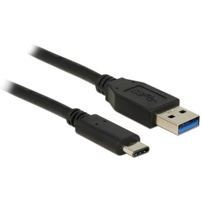 USB kábel Delock USB 3.1 AM-USB TYPE-C GEN 2 (10GB/S) ČIERNY 1M (83870)
