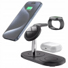 Nabíjačka 3v1 pre telefón a slúchadlá Alogy Qi Charger