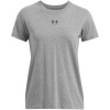Under Armour Women's Rival Core Short-Sleeve Oversized T-Shirt C Rock/Black 10 (S)