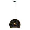VKLED 75169-228115 Luster DISCO E27 guľa Ø 24,5 cm čierny kov