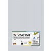 FOLIA Dekoračný kartón, 2 stranný, A4, 300 g, 50 listov, FOLIA, svetlosivý