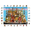 WOODEN CITY Dřevěné Hudební hrad 2v1 EKO 1010 dielov