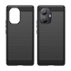 Puzdro Carbon Case pre Realme 10 Pro+ flexibilný silikónový karbónový kryt čierny (Puzdro Carbon Case pre Realme 10 Pro+ flexibilný silikónový karbónový kryt čierny)