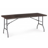 MultiGarden Skladací cateringový stôl Impro 180 cm hnedý