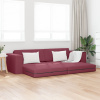 zahrada-XL Pohovka na spanie 2 v 1 vínovo červená 245x150x60.5 cm Tkanina 4106718