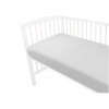Mušelínové prestieradlo postieľky 60 x 120 NATURE double - šedé