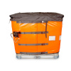 Ohrievací plášť pre IBC, s izol. krytom, Ex ochrana T4, termostat 0 - 50 C, 1100 - 1250 mm, 130 W
