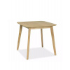 Signal Meble Jedálenský stôl MOSSO III 80x80 cm dub – pre 4 osoby