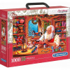 Príprava na Vianoce s Mikulášom 1000 dielikové puzzle - Clementoni