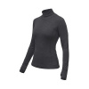 SENSOR MERINO BOLD dámské triko dl.rukáv roll neck anthracite gray 22200047-03
