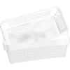 DuraHome Košík, DOMINO 4, biely, 5 ks