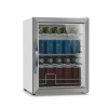 Klarstein Beersafe chladnička na nápoje so sklenenými dverami | 64 x 48 cm | 60 litrov | 85 W | Strieborná/Biela ()