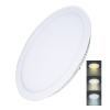 Solight WD144 LED mini panel CCT, podhľadový, 24W, 1800lm, 3000K, 4000K, 6000K, okrúhly