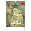 Kalendář 2027 nástěnný: Alfons Mucha, 33 x 46 cm
