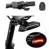 Zadná cyklistická lampa Rockbros LKWD-R1 s laserom a diaľkovým ovládaním + kábel micro US