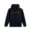 Mikina BLAZE HOODIE 3, ALPINESTARS (čierna/red) 2XL