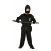 Kostým pre chlapca- Ninja Black Japanese Warrior Black 146 (Ninja Black Japanese Warrior Black 146)