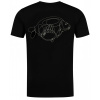 Korda Tričko One Liner Tee Black - XXL