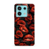 Odolný obal Mobiwear Elite Pro - Xiaomi Redmi Note 13 Pro 5G / Poco X6 5G - EP45E Temné červené květy (Odolné pouzdro, obal kryt Mobiwear Elite Pro - maximální ochrana mobilu, zesílené hrany, přesné v