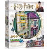 Wrebbit 3D puzzle Harry Potter Madam Malkinová: Oděvy pro každou příležitost a Zmrzlinářství Florea 290 ks