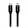 Swissten 71525201 Datový, Textile USB-C / Lightning, 1,2m, černý