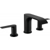 Hansgrohe Vivenis, umývadlová batéria s výpustom, 3-otvorová inštalácia, EcoSmart, čierna matná, HAN-75033670