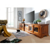 Bighome - CAMBRIDGE HONEY TV stolík 210x50x50 cm. medová lakovaná. akácia